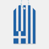 Griekse vlag cadeaulabel (Achterkant)