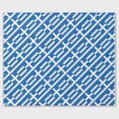 Griekse vlag cadeaupapier (Vlak)