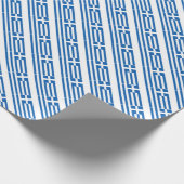 Griekse vlag cadeaupapier (Hoek)