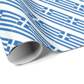 Griekse vlag cadeaupapier (Rol Hoek)