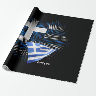 Griekse vlag cadeaupapier