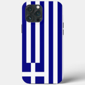 Griekse vlag Case-Mate iPhone case (Achterkant)