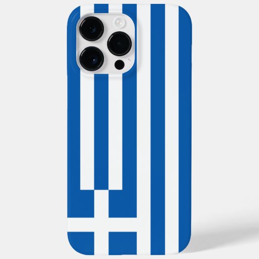 Griekse vlag Case-Mate iPhone case (Achterkant)