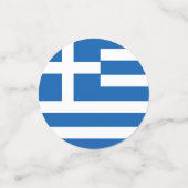 Griekse vlag confetti (Kleine voorkant)
