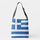 Griekse vlag crossbody tas (Achterkant)