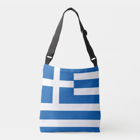 Griekse vlag crossbody tas (Voorkant)