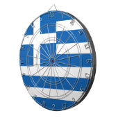 Griekse vlag dartbord (Voorkant Rechts)