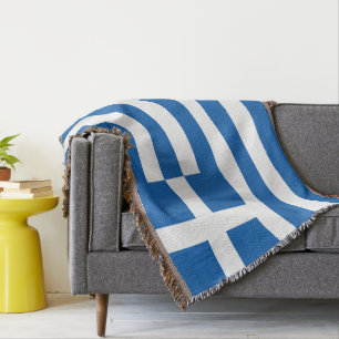 Griekse vlag deken