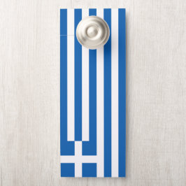 Griekse vlag deurhanger