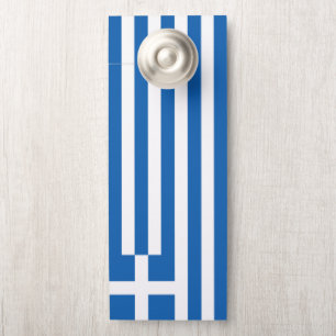 Griekse vlag deurhanger