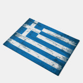 Griekse vlag deurmat (Schuin)