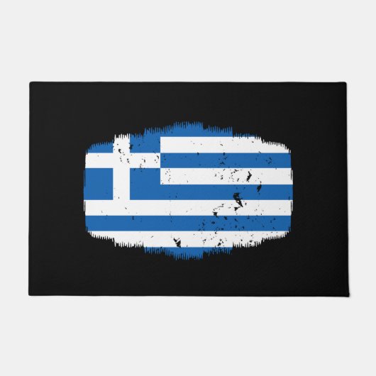 Griekse vlag deurmat (Voorkant)