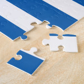 Griekse vlag en hart - Griekse supporters voor spo Legpuzzel (Zijkant)