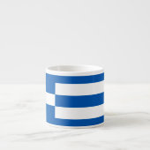 Griekse vlag espresso kop (Voorkant)