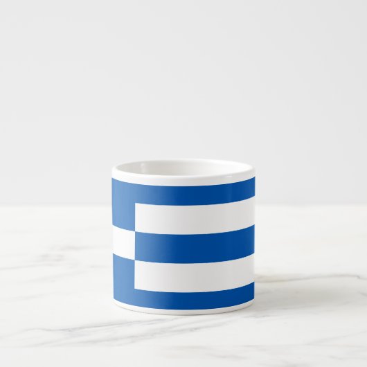 Griekse vlag espresso kop (Voorkant)