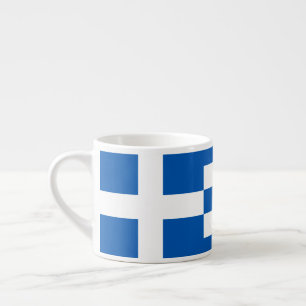 Griekse vlag espresso kop