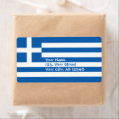Griekse vlag etiket (Insitu)
