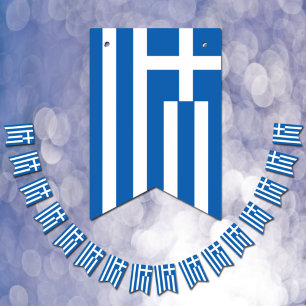 Griekse Vlag & Feest Griekenland Banieren / Bruilo Vlaggetjes