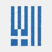 Griekse vlag fleece deken (Voorkant)
