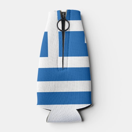 Griekse vlag flesjeskoeler (Achterkant)