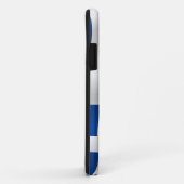 Griekse vlag Football Case-Mate iPhone Case (Achterkant/rechts)