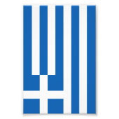 Griekse vlag foto afdruk (Voorkant)