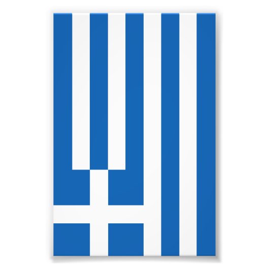 Griekse vlag foto afdruk (Voorkant)