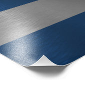 Griekse vlag foto afdruk (Hoek)