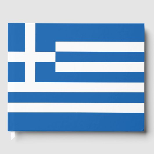 Griekse vlag gastenboek (Voorkant)