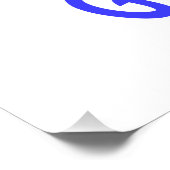 Griekse vlag gepersonaliseerd perfect poster (Hoek)