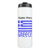 Griekse vlag gepersonaliseerd thermosbeker (Voorkant)