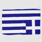 Griekse vlag Golf Towel Golfhanddoek (Horizontaal)
