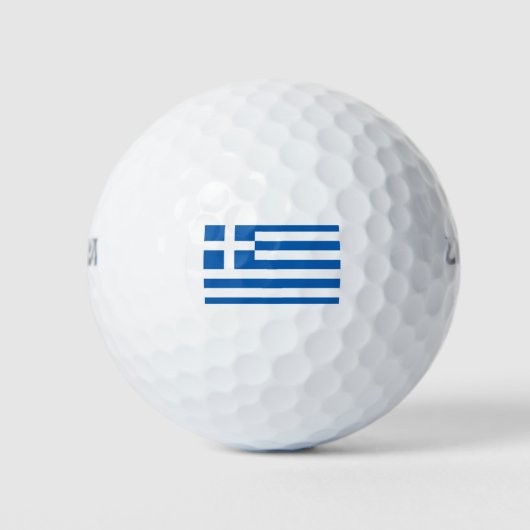 Griekse vlag golfballen (Voorkant)