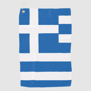 Griekse vlag golfhanddoek