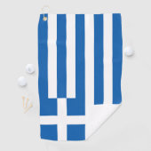 Griekse vlag golfhanddoek (Insitu)