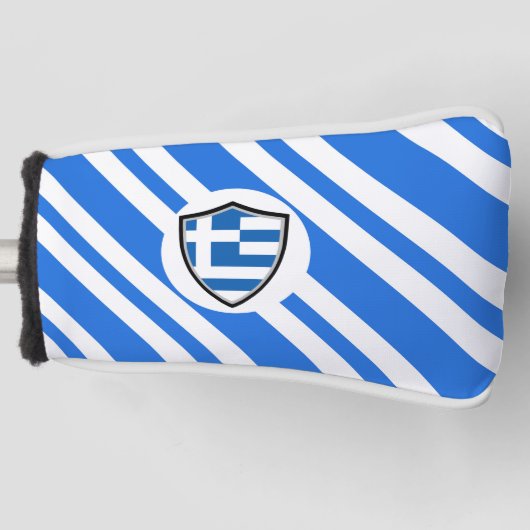 Griekse vlag golfheadcover (Voorkant)
