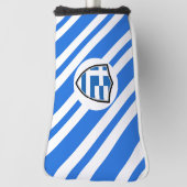 Griekse vlag golfheadcover (Draai 90)
