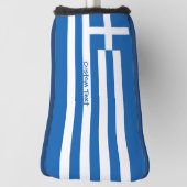 Griekse vlag golfheadcover (Draai 90)