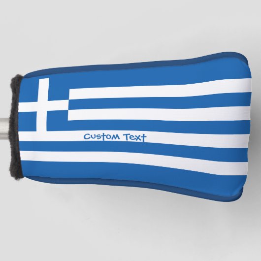 Griekse vlag golfheadcover (Voorkant)