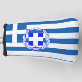 Griekse vlag golfheadcover (Voorkant)