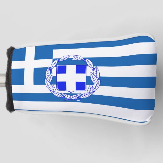 Griekse vlag golfheadcover (Voorkant)
