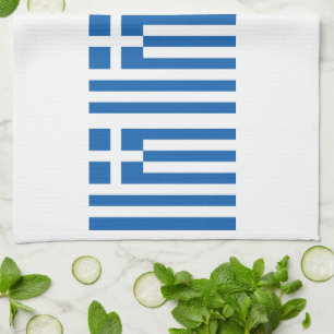 Griekse Vlag Griekenland Blauw Wit 4Eleni Keuken H Theedoek