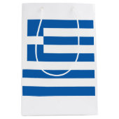 Griekse vlag (Griekenland) Medium Cadeauzakje (Voorkant)