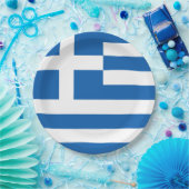 Griekse vlag (Griekenland) Papieren Bordje (Feest)