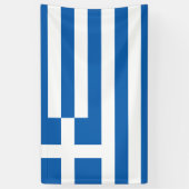 Griekse vlag (Griekenland) Spandoek (Verticaal)