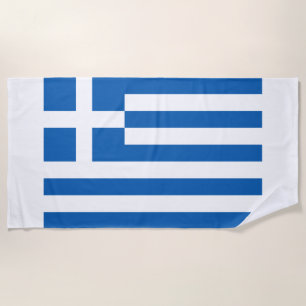 Griekse vlag (Griekenland) Strandlaken