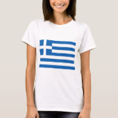 Griekse vlag (Griekenland) T-shirt (Voorkant)
