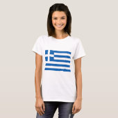 Griekse vlag (Griekenland) T-shirt (Voorkant volledig)