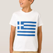 Griekse vlag (Griekenland) T-shirt (Voorkant)