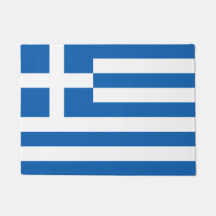 Griekse vlag Grieks patriottisch Deurmat